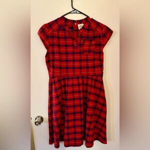 Mata Traders Never Worn Red and Blue Plaid Dress